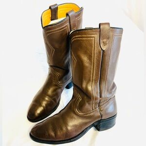 Vintage Rodeo Leather Western Cowboy Boots